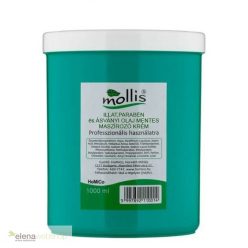   Mollis Masszírozó krém - illat, parabén és ásványi olaj mentes - 1000 ml