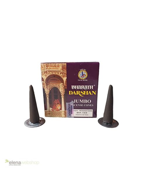 Bharath Darshan indiai jumbo kúpfüstölő - 1 doboz
