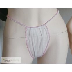 Eldobható fehér női tanga