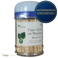   Elena Bamboo wooden toothpicks 300 pcs (4+1 gift until Christmas 2025)