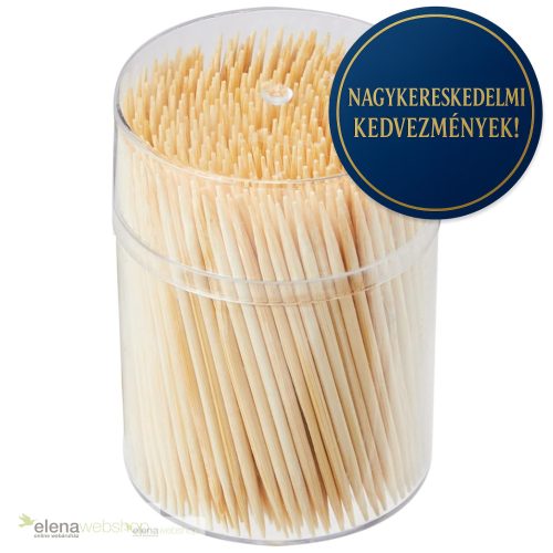 Elena Bamboo wooden toothpicks 400 pcs (4+1 gift until Christmas 2025)