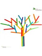 Elena Fa jégkrém pálcika 114 * 10 mm, 50 db, színes