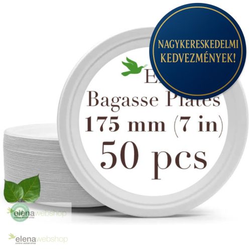 Elena Paper Plate 175 mm 50 pcs (2+1 gift)