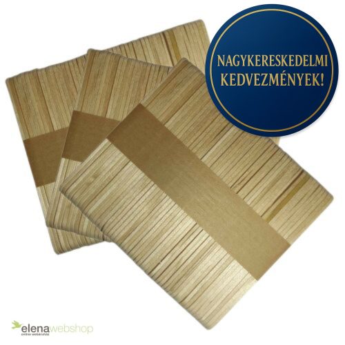 Elena Wooden ice cream sticks 114 * 10 mm, 50 pcs (3+1 gift)