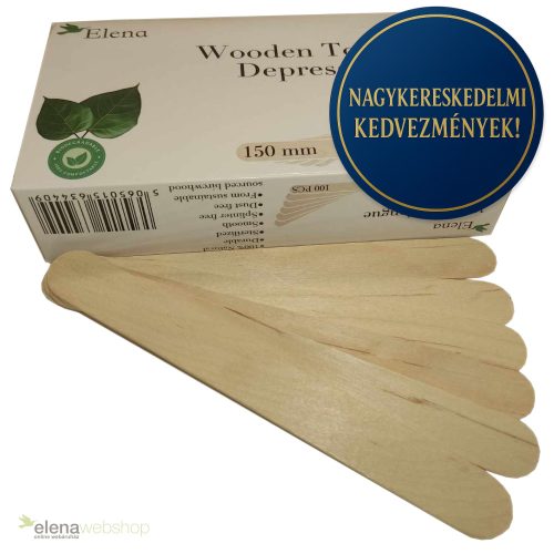 Elena Fa spatula 17*150 mm - 10 csomag (1000 db)