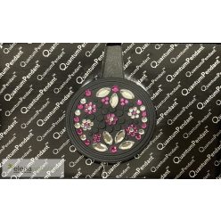 Fusion Excel lávakő medál Swarovski kristályokkal