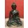 Gyógyító Buddha réz szobor, fekete-zöld - 28 cm