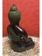 Gyógyító Buddha réz szobor, fekete-zöld - 28 cm