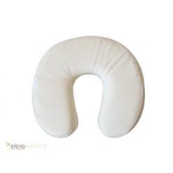 Műbőr védőhuzat fejpárnához - Fehér