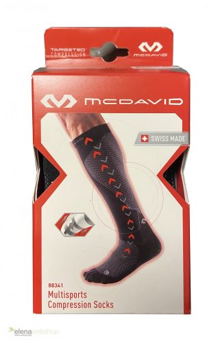 Skarpety kompresyjne McDavid Multisports - M - Czarny