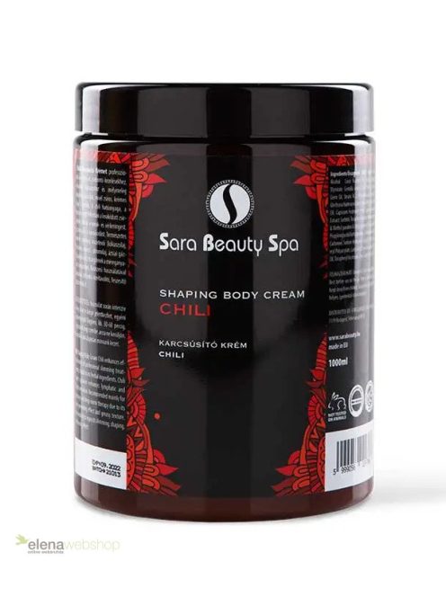 Sara Beauty Spa Paprikás masszázskrém és zsírégető krém - 1000 ml
