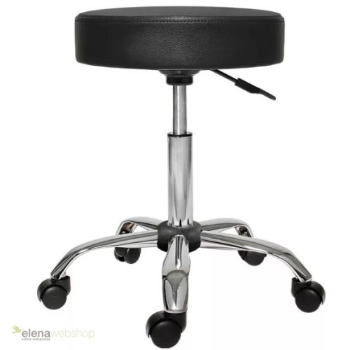 Görgős kozmetikai szék - Fekete