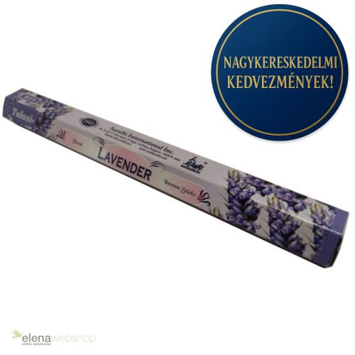 Tulasi Levendula füstölő (96 csomag - 1920 szál füstölő)