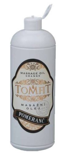 Pomarańczowy olejek do masażu na bazie minerałów Tomfit - 1000 ml