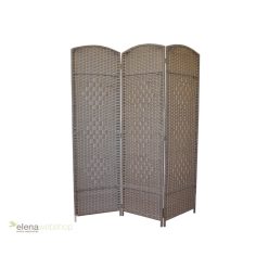 3 paneles szürke paraván - 180 * 150 cm