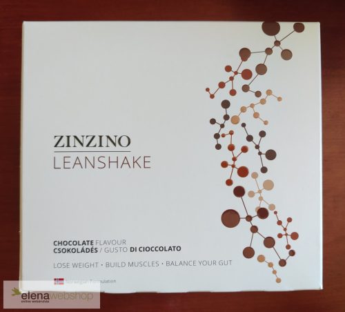 Zinzino LeanShake Chocolate, portion pack (2025.12. lejárat)