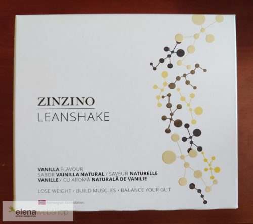 Zinzino LeanShake Vanilla, portion pack (2026.02. lejárat)